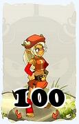 Un personaggio del gioco Dofus, Osamodas-Aria, al livello 100