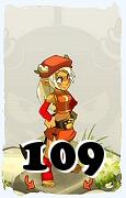 Un personaggio del gioco Dofus, Osamodas-Aria, al livello 109