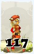 Um personagem do jogo Dofus, Osamodas-Ar, de nivel 117