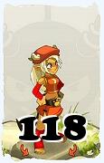 Un personnage du jeu Dofus, Osamodas-Air, au niveau 118