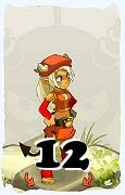 Un personaggio del gioco Dofus, Osamodas-Aria, al livello 12