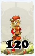 Un personaggio del gioco Dofus, Osamodas-Aria, al livello 120