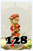 Un personnage du jeu Dofus, Osamodas-Air, au niveau 128