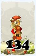 Um personagem do jogo Dofus, Osamodas-Ar, de nivel 134