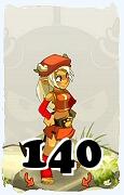 Um personagem do jogo Dofus, Osamodas-Ar, de nivel 140