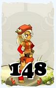 Un personnage du jeu Dofus, Osamodas-Air, au niveau 148