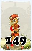 Un personaggio del gioco Dofus, Osamodas-Aria, al livello 149