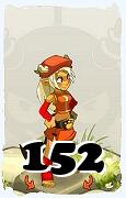 Un personnage du jeu Dofus, Osamodas-Air, au niveau 152