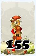 Un personnage du jeu Dofus, Osamodas-Air, au niveau 155