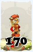 Un personaje del juego Dofus, Osamodas-Aire, de nivel 170