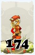 Un personaggio del gioco Dofus, Osamodas-Aria, al livello 174