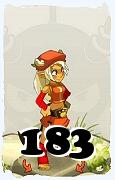 A Dofus character, Osamodas-Air, by level 183