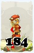 Un personnage du jeu Dofus, Osamodas-Air, au niveau 184