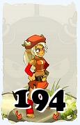 Un personaggio del gioco Dofus, Osamodas-Aria, al livello 194