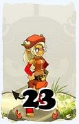 A Dofus character, Osamodas-Air, by level 23