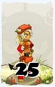 Um personagem do jogo Dofus, Osamodas-Ar, de nivel 25