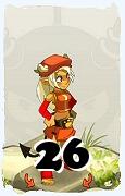 Un personaggio del gioco Dofus, Osamodas-Aria, al livello 26