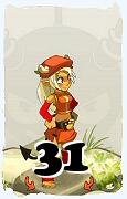 Um personagem do jogo Dofus, Osamodas-Ar, de nivel 31