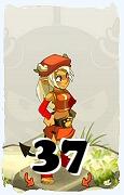 Um personagem do jogo Dofus, Osamodas-Ar, de nivel 37