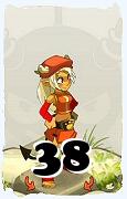 Un personnage du jeu Dofus, Osamodas-Air, au niveau 38