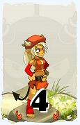 A Dofus character, Osamodas-Air, by level 4