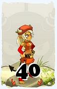 Un personnage du jeu Dofus, Osamodas-Air, au niveau 40