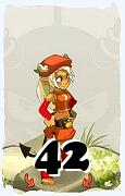 Um personagem do jogo Dofus, Osamodas-Ar, de nivel 42