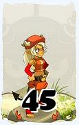 A Dofus character, Osamodas-Air, by level 45