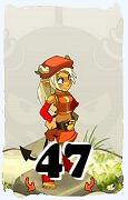 A Dofus character, Ecaflip-Air, by level 47