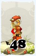 Un personnage du jeu Dofus, Roublard-Air, au niveau 48