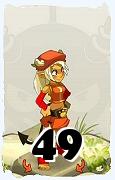 Un personnage du jeu Dofus, Osamodas-Air, au niveau 49