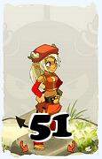 Un personnage du jeu Dofus, Osamodas-Air, au niveau 51