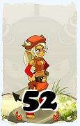 A Dofus character, Osamodas-Air, by level 52