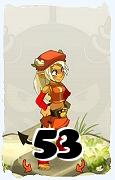 Un personaggio del gioco Dofus, Sàcrido-Aria, al livello 53