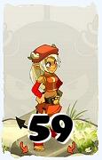 Un personaggio del gioco Dofus, Osamodas-Aria, al livello 59