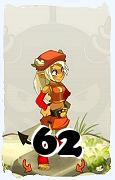 Um personagem do jogo Dofus, Osamodas-Ar, de nivel 62