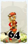 Un personnage du jeu Dofus, Osamodas-Air, au niveau 64