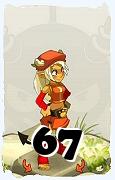 Un personaggio del gioco Dofus, Osamodas-Aria, al livello 67