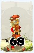 Um personagem do jogo Dofus, Osamodas-Ar, de nivel 68