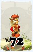 Um personagem do jogo Dofus, Osamodas-Ar, de nivel 72