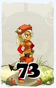 Um personagem do jogo Dofus, Osamodas-Ar, de nivel 73