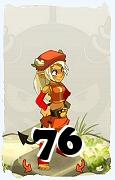 Un personaggio del gioco Dofus, Osamodas-Aria, al livello 76