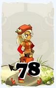 Un personnage du jeu Dofus, Osamodas-Air, au niveau 78