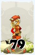 Un personaggio del gioco Dofus, Osamodas-Aria, al livello 79