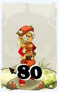 Un personaggio del gioco Dofus, Pandawa-Aria, al livello 80