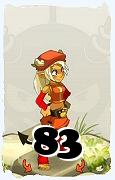 Um personagem do jogo Dofus, Osamodas-Ar, de nivel 83