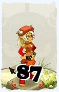 Un personaggio del gioco Dofus, Osamodas-Aria, al livello 87