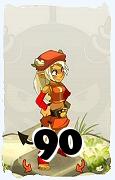 Un personnage du jeu Dofus, Sram-Air, au niveau 90