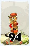 Un personaggio del gioco Dofus, Osamodas-Aria, al livello 94