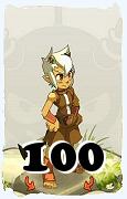 A Dofus character, Sadida-Air, by level 100